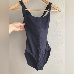 Black Cross Back Wear Moi Leotard Size S